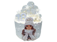 торт Зимние узоры
